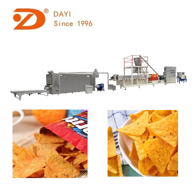 tortilla chips production line extruder snacks machine